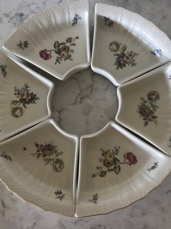 Vintage18th Century Royal Copenhagen Denmark individual tray platter serving - Picture 1 of 7